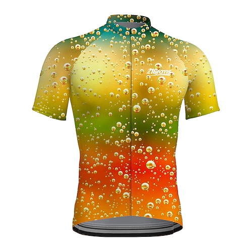Herren Radtrikot Grafik Lustig Bier Kurzarm Fahhrad Trikot Oberteil mit 3 Gesäßtaschen Mountainbike MTB Straßenradsport Schnelltrocknend Reflektierende Streifen Rückentasche Feuchtigkeitsableitend Image