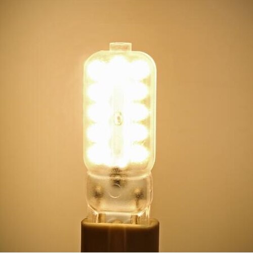 10 stücke 5 watt led bi-pin glühbirne 340 lm g9 22 leds perlen smd 2835 dimmbar 60 watt halogenäquivalent für kronleuchter warm kalt weiß 220 v 110 v Image
