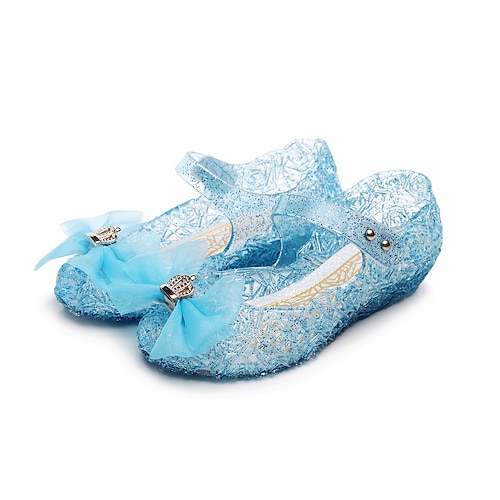 Schneekönigin Eisig Aschenputtel Prinzessin Elsa Maskerade Geleeschuhe Komfort Gelee for Mädchen Kinder Karneval Maskerade Image