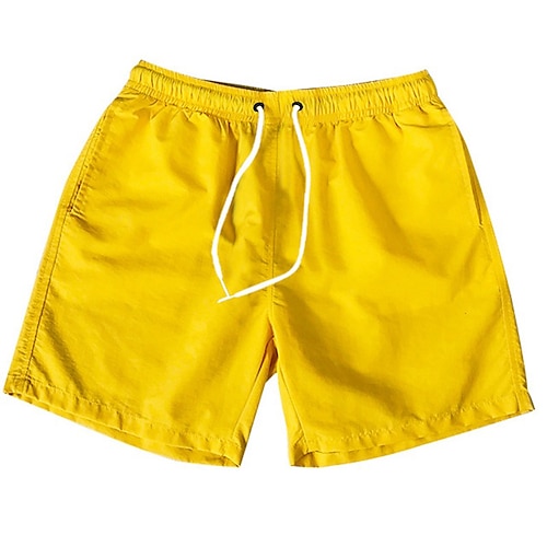 Herren Sportliche Shorts Aktive Shorts Shorts Freizeitshorts Kordelzug Einfach Komfort Atmungsaktiv Outdoor Täglich Ausgehen Mode Lässig Schwarz Weiß Image