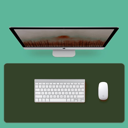 Einfaches Mauspad 35.417.70.08 Zoll Rutschfest WASSERDICHT Leder Mauspad für Computer Laptop PC B¨¹ro Zuhause Spielen Image