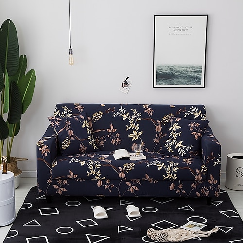 Sitzkissenbezug Blumen Gedruckt Jacquard Polyester Überzüge Image