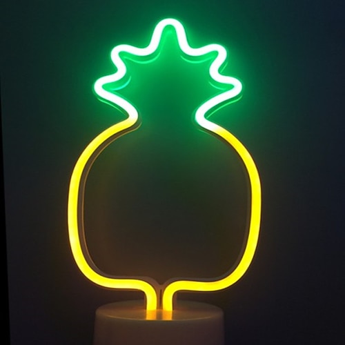 Flamingo Kokosnussbaum Engel Dekorations Beleuchtung 3D Nachtlicht Kinderzimmer Nachtlicht Nächtliche Beleuchtung lieblich Geburtstag Mit USB-Anschluss ON / OFF Ramadan Festival Neujahr AAA-Batterien Image