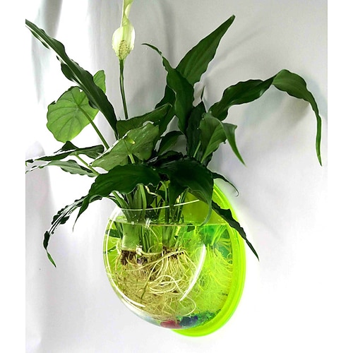 Freistanzbarer Hydroponik-Pflanzgefäß, Heimdekoration, Topf, Wandaufhängung, Halterung, Blase, Aquariumschale, Aquarium, Aquarium, Zuhause, Minitopf (ohne Pflanze), Hochzeitsdekoration Image