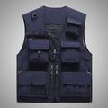 Herren Weste Angelweste Weste für Wanderer Ärmellose Weste Gilet-Jacke Outdoor Strasse Festtage Freizeitskleidung Strassenmode Schick Modern Sommer Frühling Tasche Polyester Atmungsaktiv