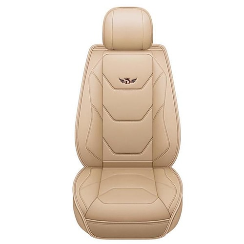StarFire universelle 5D PU-Leder vordere Autositzbezugmatte wasserdicht atmungsaktiver Autositzschutz Image