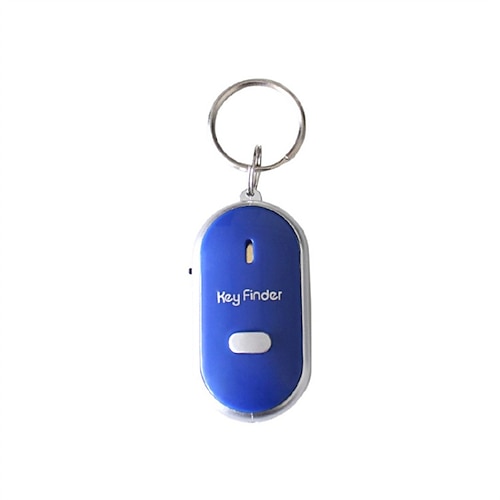 LED-Pfeife, Schlüsselfinder, blinkend, piepend, Tonsteuerung, Alarm, Anti-Verlust-Schlüsselfinder, Finder, Tracker mit Schlüsselring Image