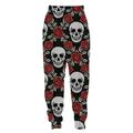 Halloween Schädel/Skelett Jogginghosen Jogginghose Anime Grafik Hosen Für Paar Herren Damen Erwachsene 3D-Druck Party Halloween