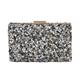 Damen Clutch Abendtasche Handgelenk-Tasche Clutch-Taschen Synthetik Party Täglich Brautparty Kette Hohe Kapazität Leichtgewichtig Langlebig Feste Farbe Farbblock Schwarz Purpur Regenbogen