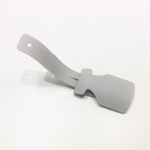 2 Stück Lazy Shoes Helfer, Schuhlöffel mit Sockenschieber, Schuhheber, für Senioren, ältere Menschen, Behinderte, Schuhlöffel aus Kunststoff, passend für alle Schuhe Image