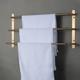 wandmontierter handtuchhalter edelstahl 3-towel bar ablage regal für bad 45/60cm handtuchhalter handtuchhalter handtuchhalter