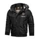 Herren Wintermantel Winterjacke Bestickt Vlies Kapuzenpullover Pelzkragen Täglich Standard Brautkleider schlicht warm Winter Glatt Schwarz Rote Königliches Blau Pufferjacke