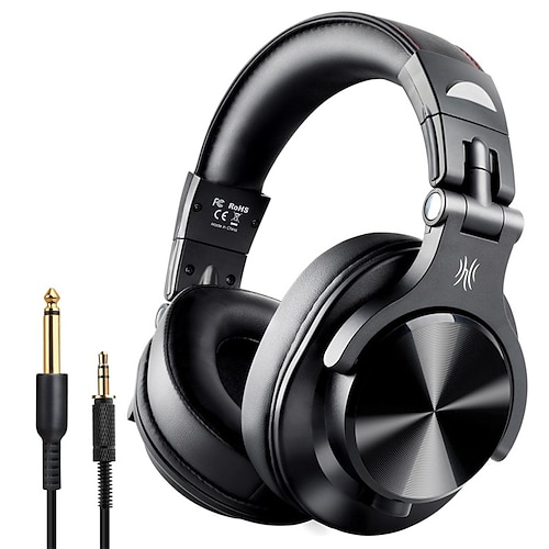 OneOdio Bluetooth Over-Ear Kopfhörer mit Mikrofon Drahtlose kabelgebundene Dual-Mode Kopfhörer für Schlagzeug Piano PC Telefone Laptop - 72 Stunden Wiedergabezeit Image