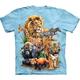 Kinder Jungen T-Shirt Kurzarm 3D-Druck Löwe Tiger Tier Blau Kinder Oberteile Frühling Sommer Aktiv Modisch Täglich Täglich Outdoor Regular Fit 3-12 Jahre