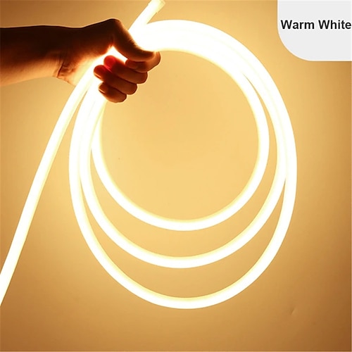 1m 2m 3M Neonstreifenlichter 150 LEDs Flexibel Neon Warmweiß Weiß Rot LED Neonlichte Kreativ Draussen Wasserdicht 220-240 V Image