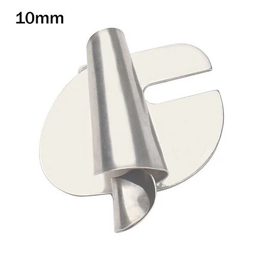 Universeller Rollsaum-Nähfuß [3–10 mm] – breiter Rollsaum-Druckfuß, Nähmaschinen-Nähfuß-Säumerfuß, gebogener Scroll-Säumerfuß für den Heimgebrauch Image