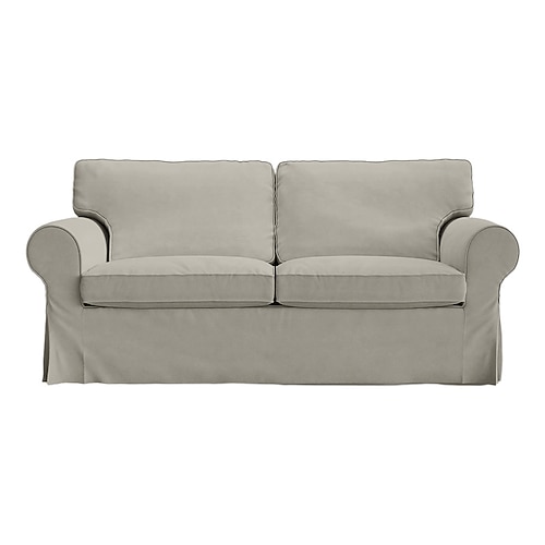 2-Sitzer Sofa Bezug oder Ektorp 2-Sitzer Schlafsofa Bezug mit Kissenbezügen und Rückenlehnenbezügen Ektorp Couchüberzug waschbarer Möbel-Schutz Image