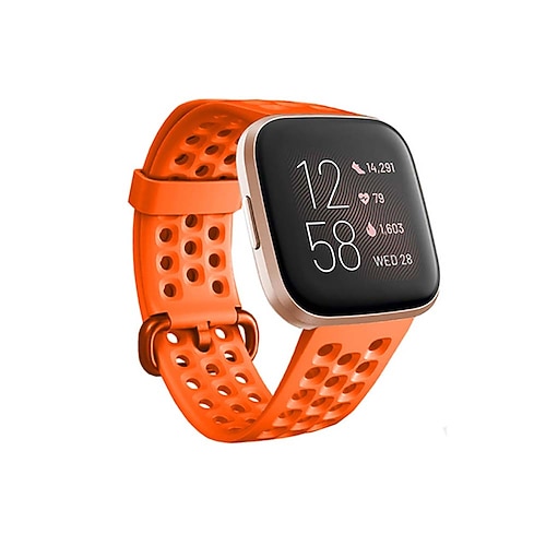 Smartwatch-Band für Fitbit Versa 2 / Versa Lite / Versa SE / Versa Silikon Smartwatch Gurt Weich Atmungsaktiv Sportarmband Ersatz Armband Image