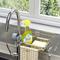 küche lagerregal wasserhahn rack schwarz gold haushalt spüle spülschwamm lappen abfluss wasser hängende korb waschbecken