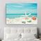 Strand Meereslandschaft Wandkunst Leinwand Malerei Muschel Meer Wandkunst Seesterne Muscheln Wandbilder Poster für Wohnzimmer Schlafzimmer Büro Dekor kein Rahmen