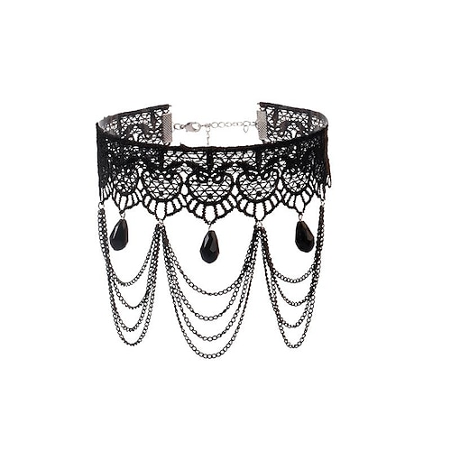 Halskette Schocker Halskette Schocker Punk Gothic Lolita Spitze Für Lolita Cosplay Damen Modeschmuck Modeschmuck Image