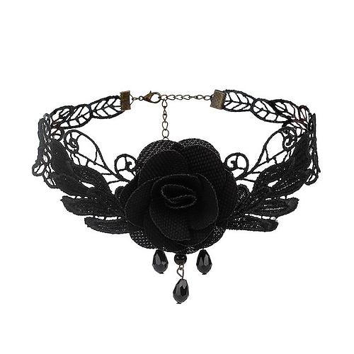 Halskette Schocker Halskette Schocker Punk Gothic Lolita Spitze Für Lolita Cosplay Damen Modeschmuck Modeschmuck Image