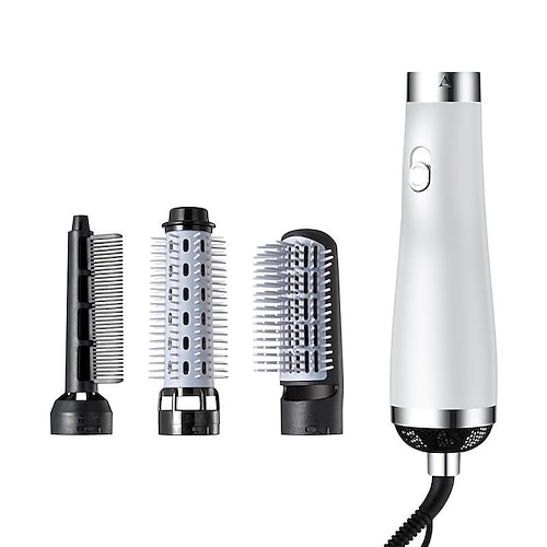 Fön mit Kamm Haartrockner Kamm Heißluft Locken für Haar-Roller Ionen-Haarglätter Bürste Schnelle professionelle Bürste Trockenhaarlocken Lockenstab Valentinstagsgeschenk Image