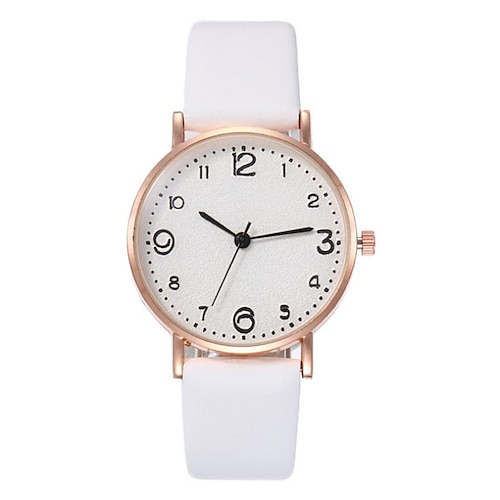 Muttertagsgeschenk für Frauen Luxus-lässige Quarz-Übungsuhren Damenmode stilvolles Edelstahl-Zifferblatt lässige Brauled-Uhren aus Leder