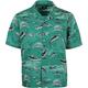 Herren Hemd Camp-Shirt Grafik-Shirt Aloha-Shirt Tier Hai Umlegekragen Schwarz Blau Staubiges Blau Grün Dunkelblau 3D-Druck Outdoor Strasse Kurzarm Button-Down Bedruckt Bekleidung Modisch Designer