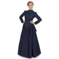 Viktorianisch Ballkleid 1910er Jahre Bodenlang Lange Länge Kleid Partykostüm Abschlussballkleid Übergröße Herzogin Übergrössen Einfarbig Ballkleid Rundhals Schulterfrei Kostüm Damen Maskerade