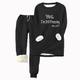 Damen Pullover Trainingsanzug Hosen-Sets Vlies Buchstabe Casual Kordelzug Bedruckt Schwarz Langarm Warm Täglich Rundhalsausschnitt Herbst Winter