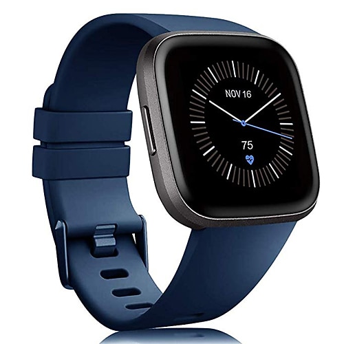 Smartwatch-Band Kompatibel mit Fitbit Versa 2 / Versa Lite / Versa SE / Versa Silikon Smartwatch Gurt Frauen Männer Sportarmband Ersatz Armband Image