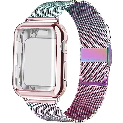 Uhrenarmband für Apple Watch Serie 5/4/3/2/1 Apple Milanese Loop Edelstahlarmband Image