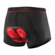 Arsuxeo Herren Fahrradunterwäsche Radlerhose Fahrradhose Fahrradshorts 3D gepolsterte Shorts Fahhrad Unterwäsche Shorts Gepolsterte Shorts / Gämse Race Fit (engangliegende Passform für Rennen) MTB