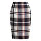 Damen Rock Bodycon Faltenrock Mini Hoher Taillenbund Röcke Bedruckt Plaid Maillard Strasse Täglich Winter Baumwolle Modisch Sexy Dunkelbraun Cachi scuro Hellkaki Pures Schwarz