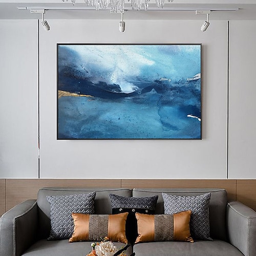 Extra großes handgemaltes goldgelbes Ölgemälde, Wandkunst, abstraktes Gemälde auf Leinwand, moderne Kunst, graues Acrylgemälde, übergroße Wandkunst, Heimdekoration, fertig zum Aufhängen oder auf Image