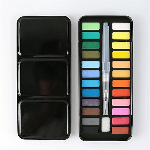 Pinsel für Ölmalerei F Wasserfarben Geschenkbox Regenbogen Kunststoff Bleistifte 1 für Erwachsene Künstler Image