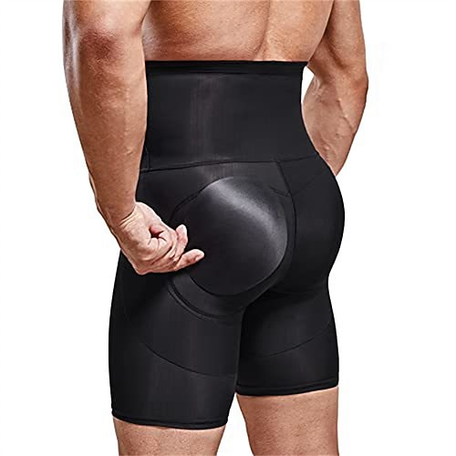 Herren Shapewear Ausgehen Wochenende Weich Bauchkontrolle Hüftheben Körperformung Einfach Kurz Gymnastik Lässig Sportkleidung Schwarz Khaki Image