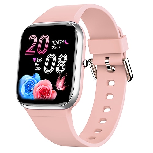 Y9PRO Smart Watch 1,85'' Smartwatch Fitness Laufuhr Bluetooth Anruf Schrittzähler Erinnerung Blutzucker Herzfrequenzüberwachung Musik Wiedergabe Kompatibel mit Android iOS Männer Frauen Image