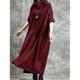 Damen Casual kleid Winter Kleid Schlichtes Kleid kleid lang Patchwork Gespleisst Täglich Aktiv Modisch Rollkragen Langarm Schwarz Wein Grau Farbe