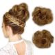 Farbe wird oranger sein als die Farbe 119b (Kupfer)! iluu 2pcs Mode chaotisch Haarknoten Erweiterungen Chignons Haar Kunsthaar Scrunchie Scrunchy Hochsteckfrisur Haarteil für Frauen Party