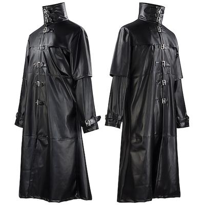 Weihnachten Mode Besonders Mantel Maskerade Trenchcoat Pestdoktor Einfarbig Herren Halloween Karneval Maskerade Party Halloween Erwachsene Mantel Image