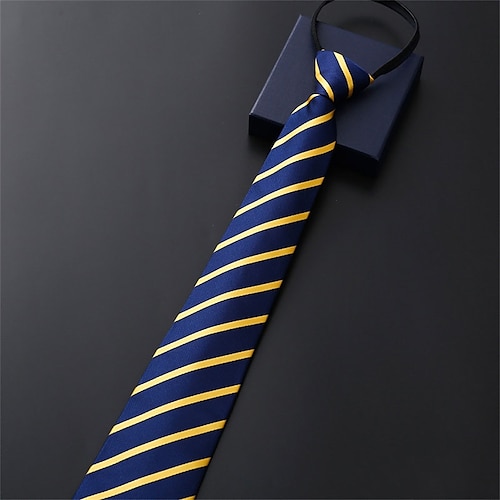 Herren Krawatten Arbeit Hochzeit Gentleman Formaler Stil Moderner Stil Klassisch Mode Gestreift Geschäft Formell Formeller Abend Image