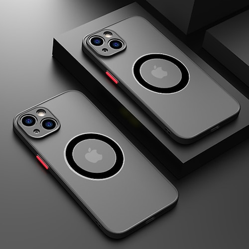 Handy Hülle Handyhüllen Für iPhone 17 Pro Max 17 Air 16 15 14 Pro Max Plus 16e 13 12 11 Pro Max Mini Rückseite Schlankes Gehäuse Mit Magsafe Durchscheinend Ultradünn Matt gefrostet PC Image