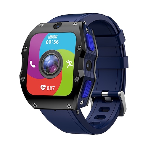 Lokmat Appllp 3 Max Smartwatch, 2,02 Zoll, 4G LTE-Mobilfunk, Smartwatch-Telefon, 3G, 4G, Bluetooth, Schrittzähler, Anruferinnerung, Aktivitäts-Tracker, kompatibel mit Android iOS, Damen, Herren, GPS, Image