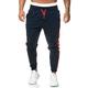 Herren Sportliche Hosen Jogginghose Trainingshose Jogginghose Jogger Hose Hosen Tasche Streifen Komfort Atmungsaktiv Outdoor Täglich Ausgehen Modisch Brautkleider schlicht Schwarz Weiß