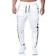 Herren Sportliche Hosen Jogginghose Trainingshose Jogginghose Jogger Hose Hosen Tasche Streifen Komfort Atmungsaktiv Outdoor Täglich Ausgehen Modisch Brautkleider schlicht Schwarz Weiß