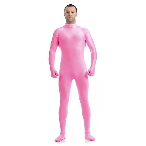 Zentai-Anzüge Ganzkörperanzug Bodysuit Karnevalskostüm Ganzkörperanzug Paar Herren Damen Sex Einfarbig Elasthan Lycra Kostüm für Halloween Erwachsene Image