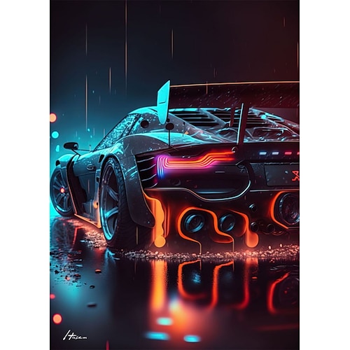 Druck Gerollte Leinwand - Auto Modern Kunstdrucke Image