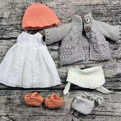 Waldorf Puppe Kleiderwechsel Materialtasche Persönlichkeit Set Waldorf handgemachte Muppet Puppe Weihnachtsgeschenk